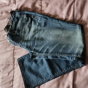 Buckle Black Bootcut Jeans size 30x34